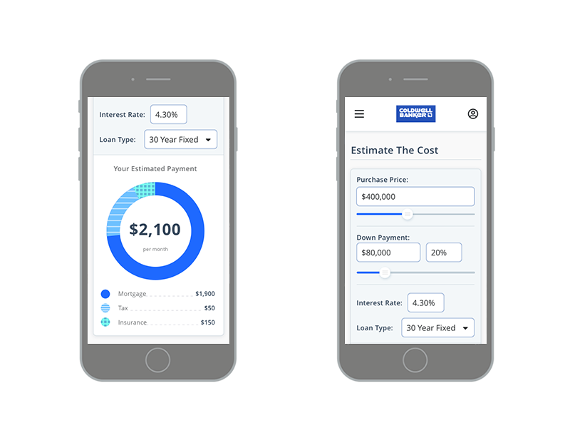 screens of mobile designs